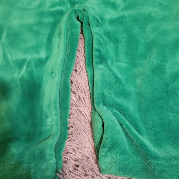 Velour "Santas Helper" One Piece Outfit - Picture 5 of 8